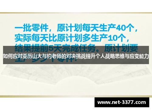 如何应对亚历山大与约老师的对决挑战提升个人战略思维与应变能力